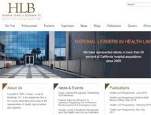 Tablet Screenshot of health-law.com